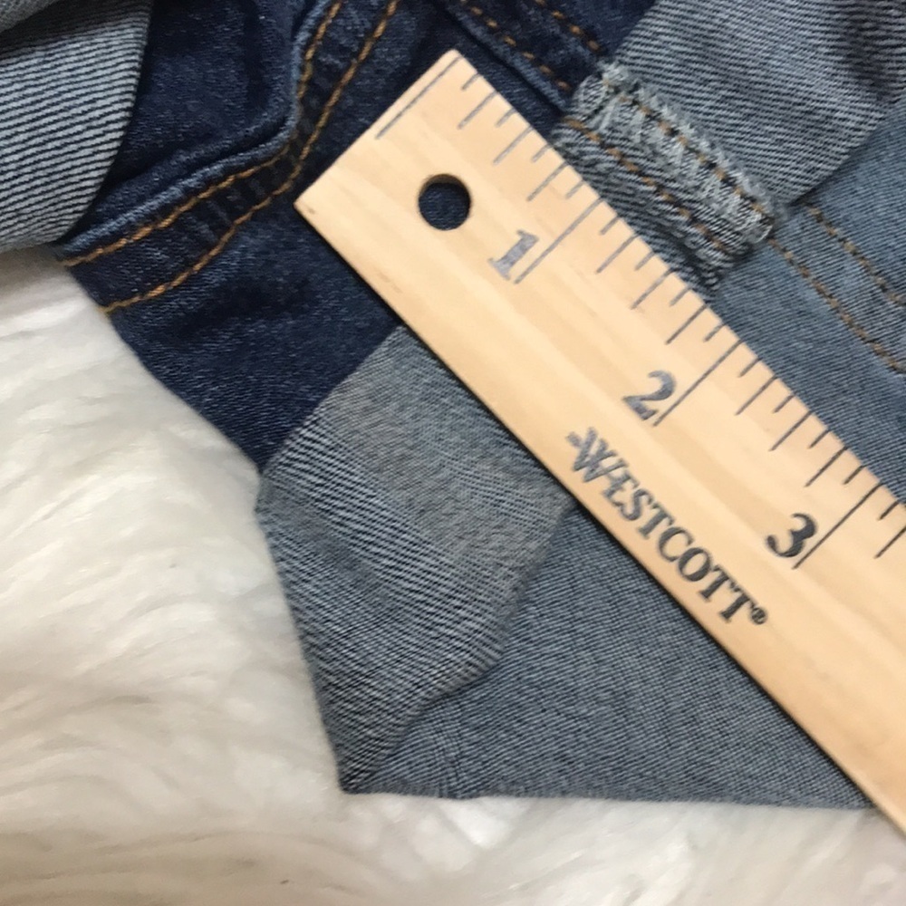 NWT Dollhouse Shortalls Denim Jean Shorts Sz 8 - Picture 12 of 14